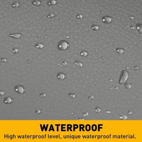 Fits 15-19 Hyundai Sonata Gray Real Leather Console Center Lid Armrest Cover EOA