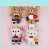 Cartoon Rilakkuma Plush Pendant With Chef Uniform Design For Kids And Collectors