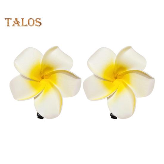 

2 шт., женские заколки для волос, цветочный декор, противоскользящий дизайн, заколка для волос, боковые заколки для волос, головной убор, украшение для волос S