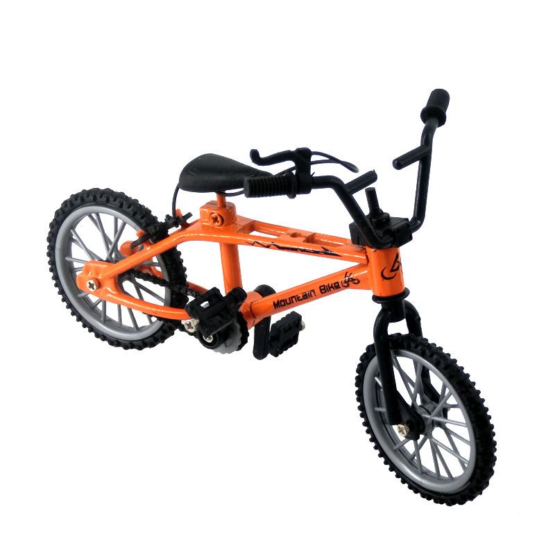1 τμχ Ρετρό κράμα Mini Finger BMX Bicycle Assembly Μοντέλο Παιχνίδια Gadgets Δώρο παιχνίδια Μοντέλο Μίνι φορητό ποδήλατο για παιδί