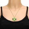 Jamaica Enamel National Map Flags Waterproof  Non Tarnish Stainless Steel Jewelry Necklaces Pendant  for Women Men