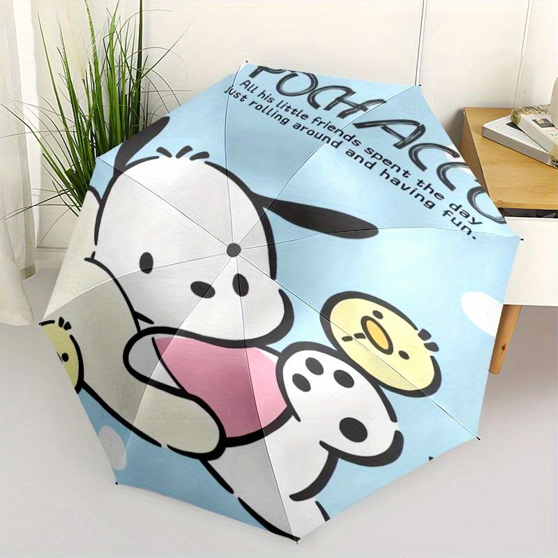 

Casual Pochacco Automatic Opening and Closing Cartoon Umbrella, Lightweight 3-Fold, With Cute Cartoon Characters, Suitable for Home, Outdoor and Daily