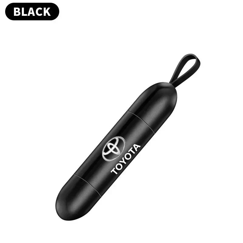 Bilsikkerhetshammer Nødglassknuser Setebelteskjærer For TRD Toyota Corolla Rav4 Auris Camry Yaris CHR