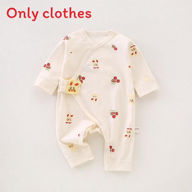Baby Romper With Pure Cotton Long Sleeve Design For Newborns And Toddlers