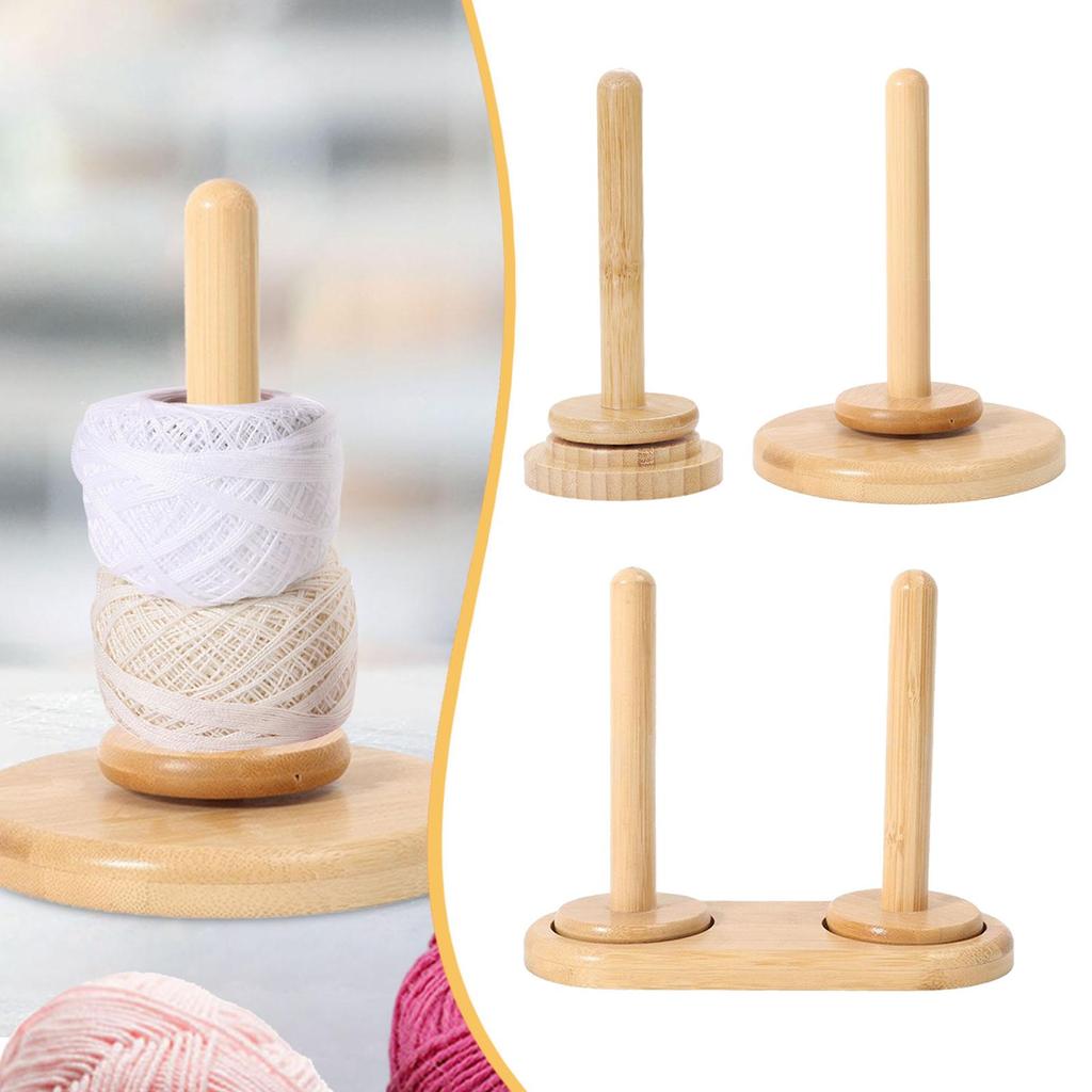 Yarn Holder Stand Yarn Rolling Holder Crafting Supplies Detachable Stable Rotating Sturdy Sewing Accessories Wool Ball Holder