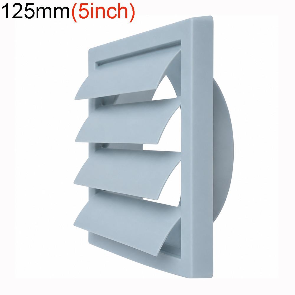 PVC Wandlüftungsgitter 4" 5" 6" Abluftgitter Einfache Montage Lüftungsgitter