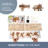 Ugears Mad Hornet Airplane 70183 Wooden Puzzle, Crafts & Model Building Kit, No Glue or Tools Required, for Adults