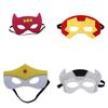 Spiderman Iron Man Batman Kids Felt Mask Halloween Costume Accessory For Role Play Fun