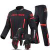 Herren Motorradjacke Winter Wasserdicht Motorrad Reithose Winddicht Sturzfest Motocross Jacke Mit Schutzausrüstung M-3XL