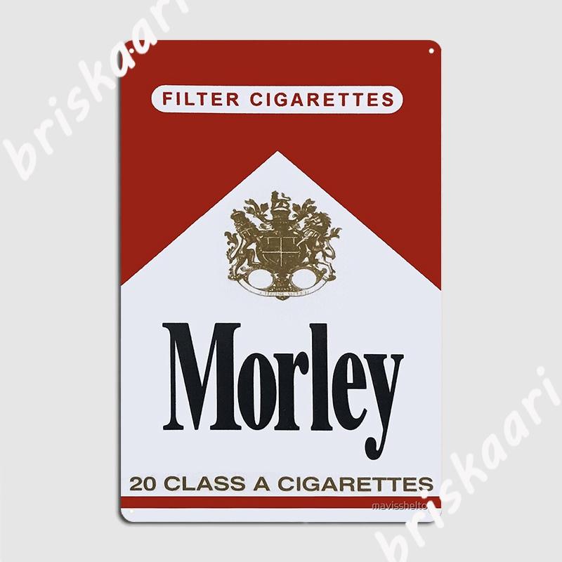 

Morley Film Prop Fake Brand Of Cigarettes Metal Sign Wall Wall Decor Cinema Garage create Tin sign Poster 20x30cm