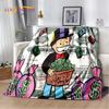 Games Dollar Monopoly Cartoon Money Soft Blankets,Keep Warm Throw Blanket Comfortable Blanket for Picnic Beds Sofa Home Bedroom