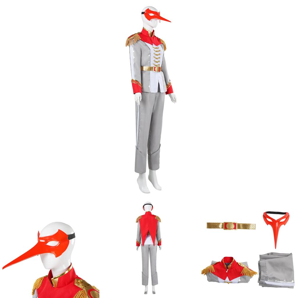 Persona 5 Akechi Goro Cosplay Costume Set With Mask For Anime Role Play