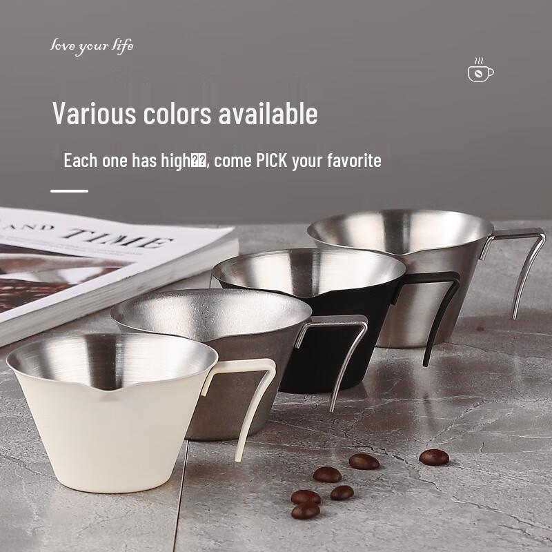 Baizien 100ml Stainless Steel Espresso Measuring Cup