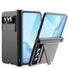 Per Google Pixel Fold Custodia Galvanizzata con Slot Penna Cerniera Protezione Completa Cerniera Magnetica Assorbimento Automatico Copri Telefono