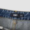 Semir Men's Retro Distressed Loose Straight-Leg Denim Jeans