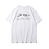 Li-Ning Reflective Series Letter Logo Print Round Neck Short Sleeve T-Shirt Casual Sports Set Men Tops White Black ATST631-2+AKST633-1