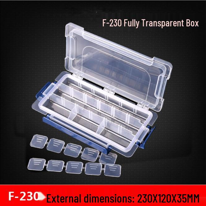 Durable Portable Plastic Compartment and Screw Storage Box for Electronic Components