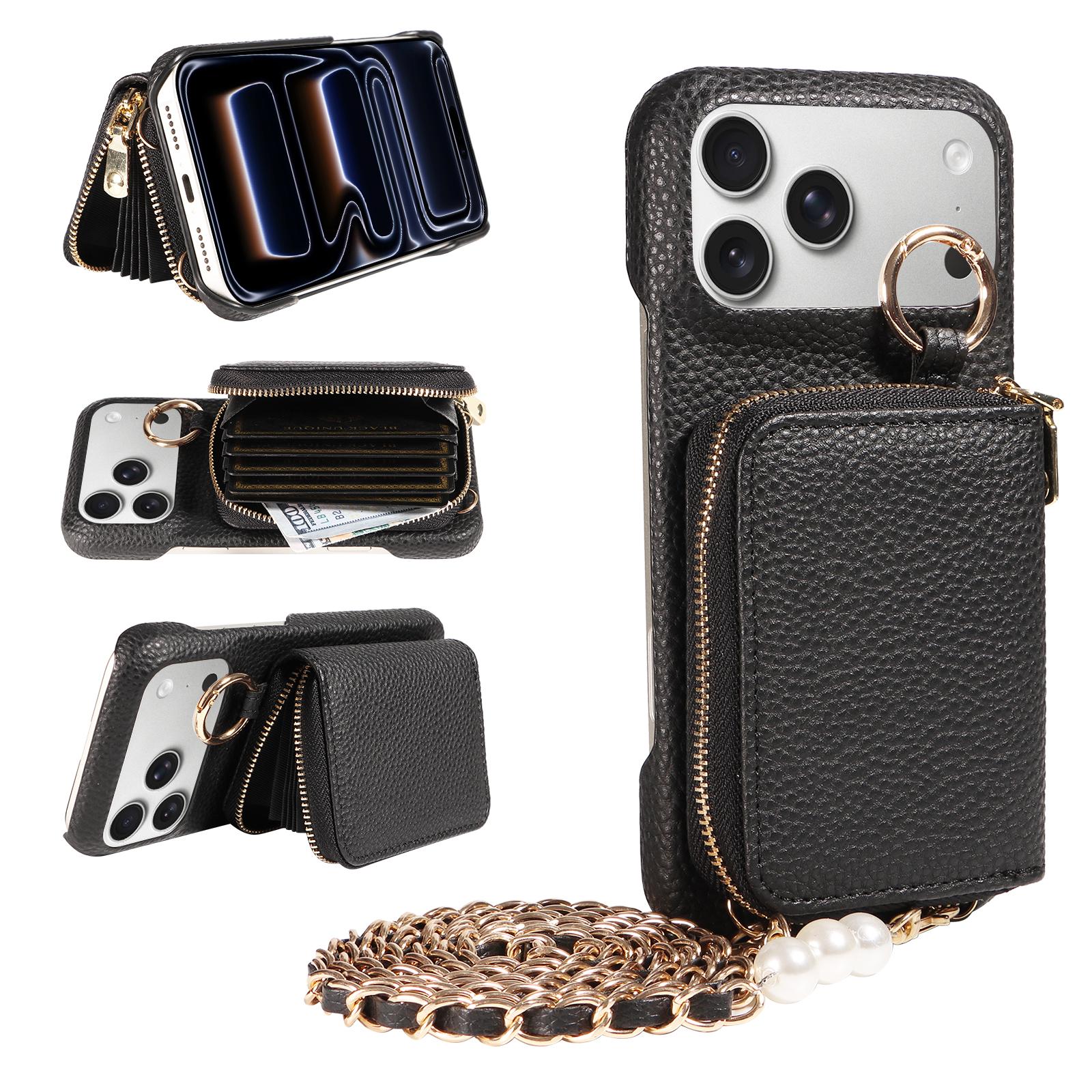 

New Design PU Leather Phone Case for IPhone17 16 15 14 13 12 11pro Max Plus Mini 16e 17 Pro Max Crossbody Shockproof Wallet Case iPhone17 Pro