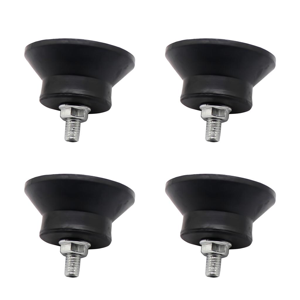 4 Stück Luftkompressor Gummi-Fußpolster Rutschfestes Gummi-Stoßdämpferkissen Antivibrations-Gummi-Landematte Langlebig