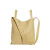 Premium texture bucket bag women 2025 new niche design cowhide tote bag fashionable versatile commuter messenger woman