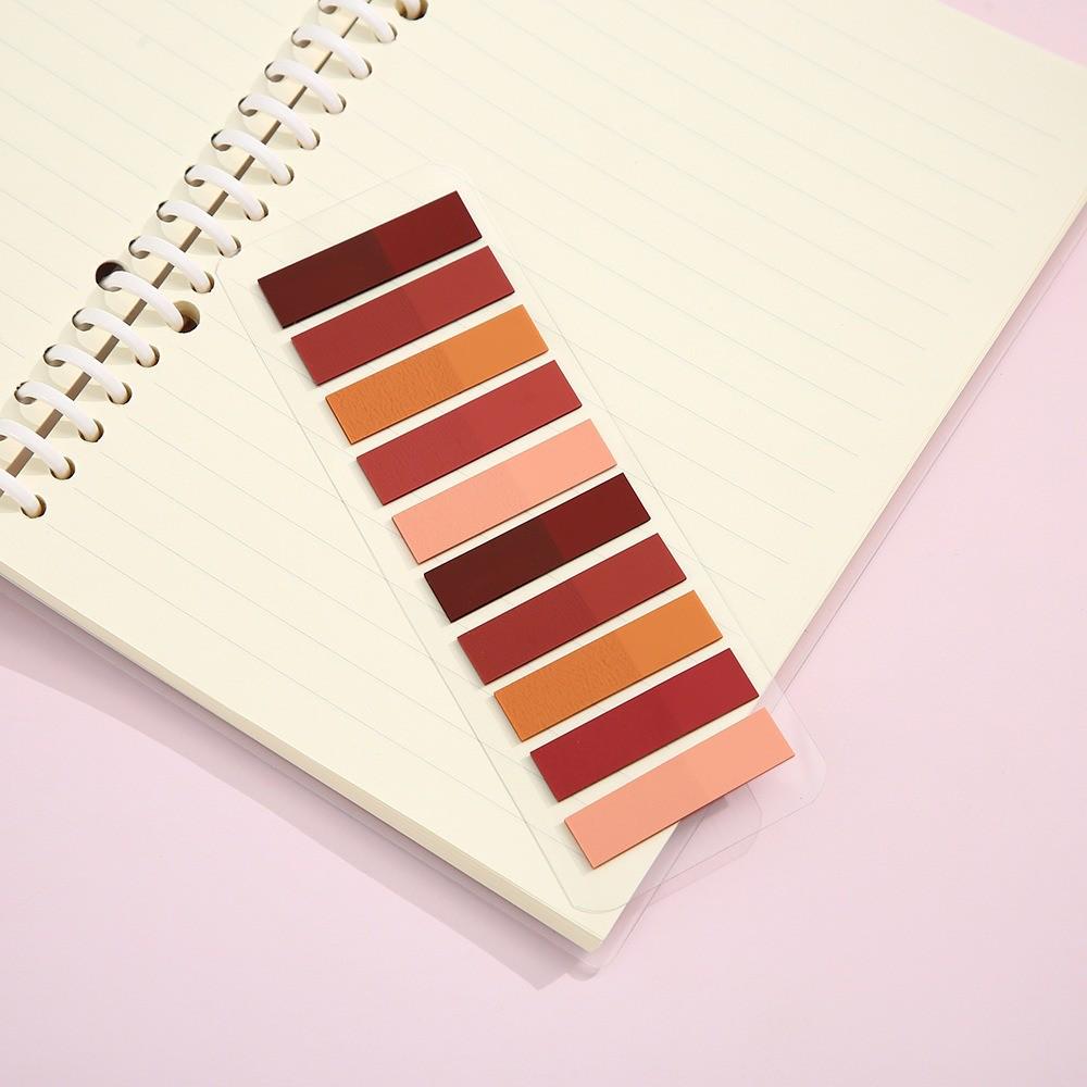 Transparent Waterproof Sticky Note Pad - Cute, Fresh Style, Tear-Resistant