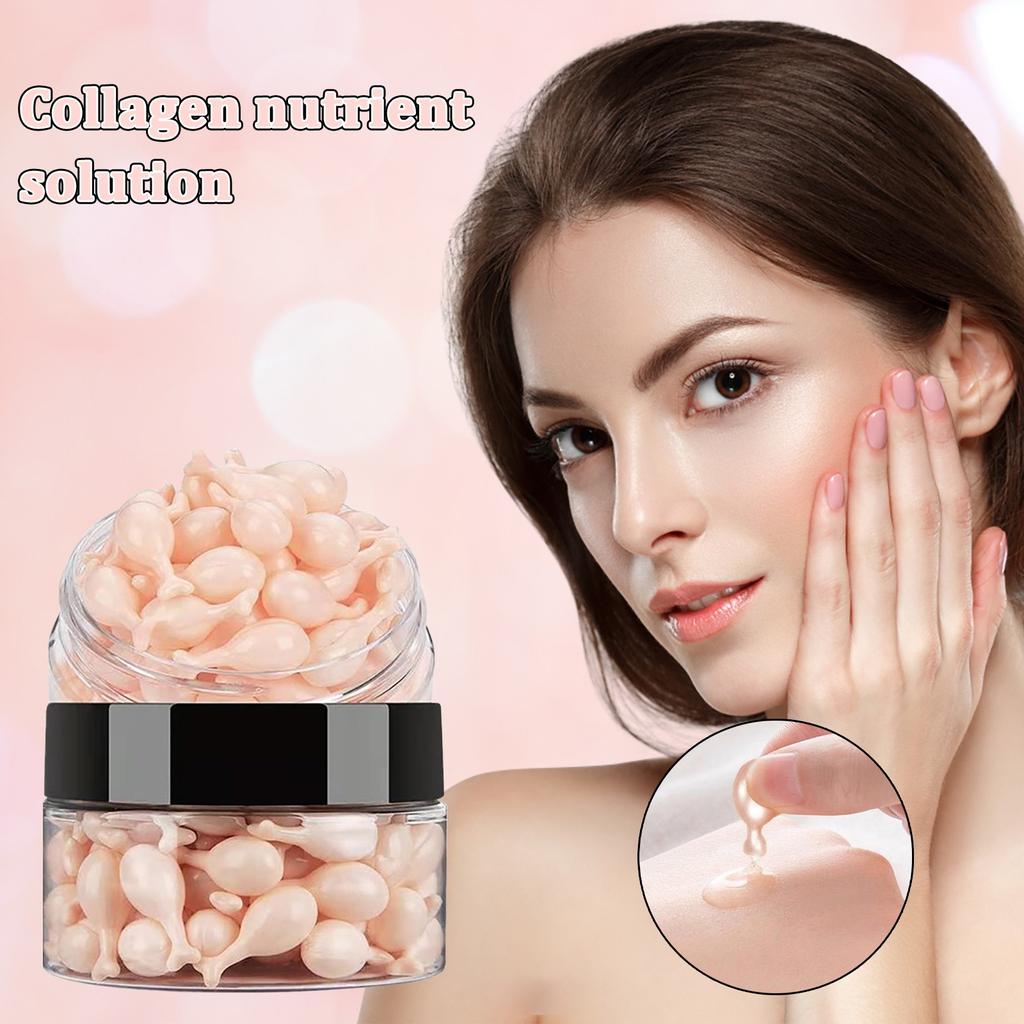 Ollagen Gesichtskapseln Fullerene Plazenta Whitening Feuchtigkeitsspendend 10ml