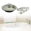 Easy to Use Washbasin Drain Stoppers with 50cm Chain multifunction Sink & Tub Drain Plugs Simple Install for Various drain