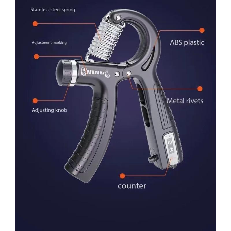Handle Hand Trainer Gym Training Grip Trainer Strength Adjustable Heavy Arm Wrist Strength Extender 5 To 60 Kg