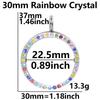 25/30/35/40 mm Locket Pendant Necklace For Women Men Accessories Rhinestone Cage Floating Locket Charms Necklaces Chain On Neck