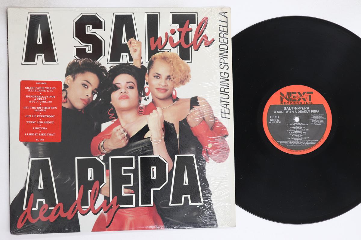 

12inch Record SALT N PEPA - A Salt With A Deadly Pepa PL1011 Next Plateau Re 1988 US Rap & Hip-Hop/R&B Used