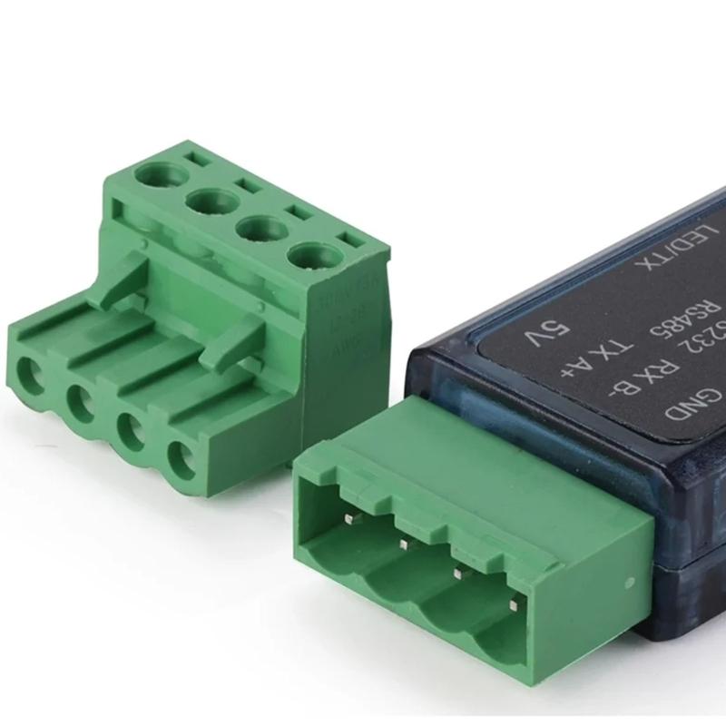 High Speed USB RS485 RS232 Converter Support 115200bps Baud Rate Industrial Grade USB To Serial Converter for Automation
