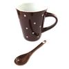 Les Trésors De Lily [N5094] - Brown 'Petits Pois' Mug