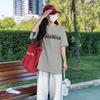 2026 Pure Cotton Short-Sleeve T-Shirt for Women - Loose, Slimming, High-End Summer Style