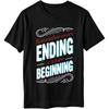 Unisex Summer Teenagers T Shirt Remember Every Ending Is A New Beginning Short Sleeve Soft Round Neck Tshirt Teeshirt For Man