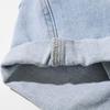 Frauen Vintage Sommer Denim Shorts mit Gürtel Reißverschluss Taschen Weibliche Retro Shorts