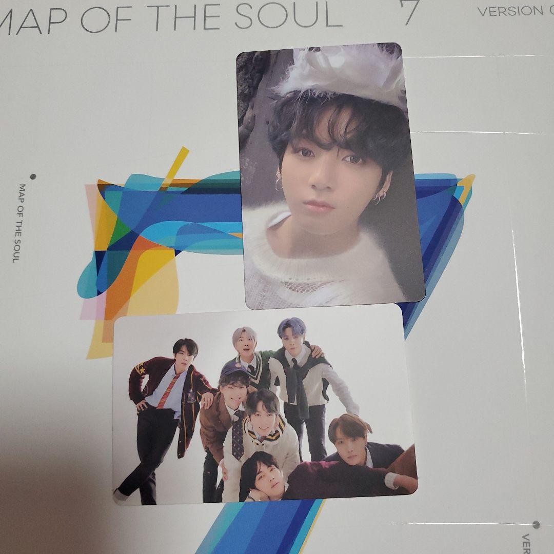 

[USED] BTS Official Jungkook All Trading Cards (2 cards) MAPOFTHESOUL7