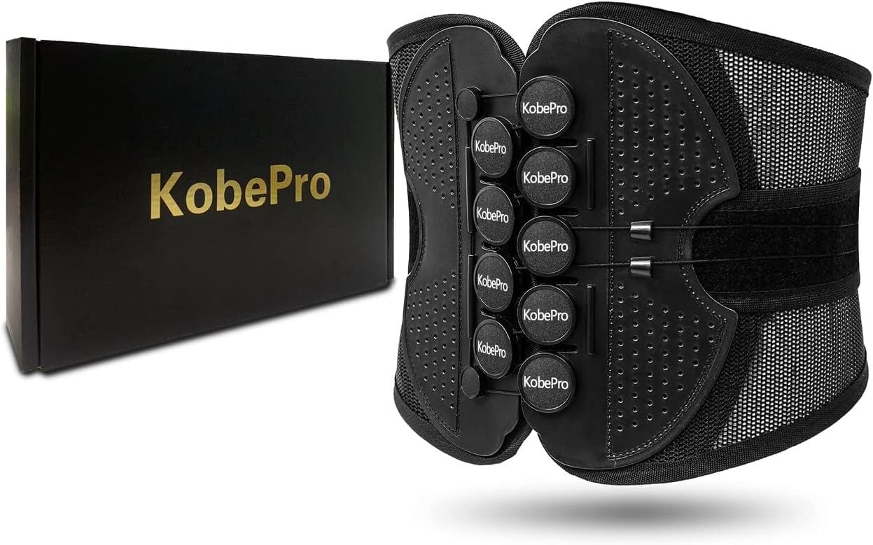 

KobePro Belt Waist Genuine Product by Waist Strong Fixed Waist Posture Mesh Compression For Day Supporter, [Recommended Chiropractors] Corset,