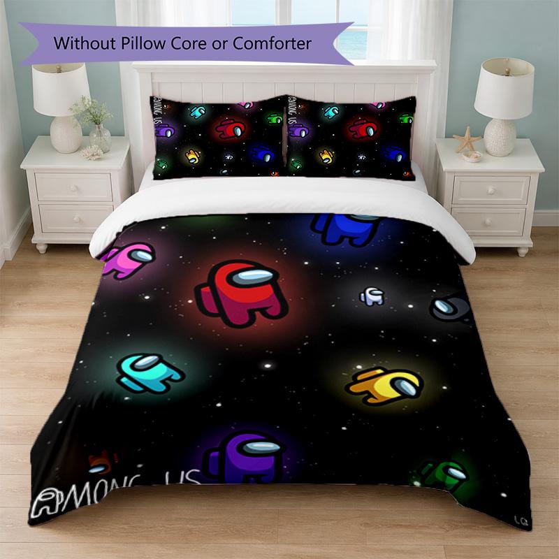 Among Us Print 3Pcs Duvet Cover