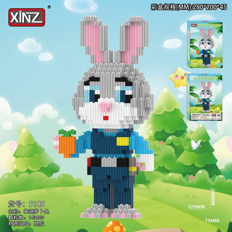 Disney Zootopia Building Blocks Nick Judy Model Benjamin Sloth Bricks Cartoon Movie Figure Toys For Kids Christmas Gift