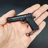 1:3 Alloy 1911 Pistol Model Miniature Detachable Toy Gun Keychain Backpack Pendant Decoration Gift For Boys Adult