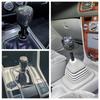 RASTP-Car Gear Shift Knob Forged Pattern Carbon Fiber Manual Transmission Shift Head for Most Car Decorations  Accessories