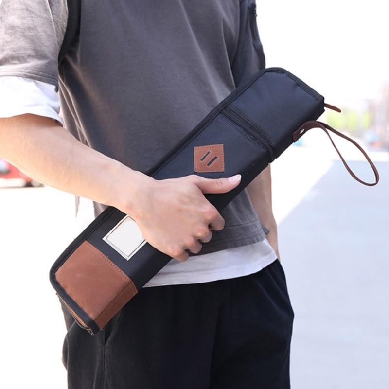 Music Drum Sticks Pouch Drumsticks Bag Drum Sticks Case Perfect for Music Enthusiasts and Studio Recording Session