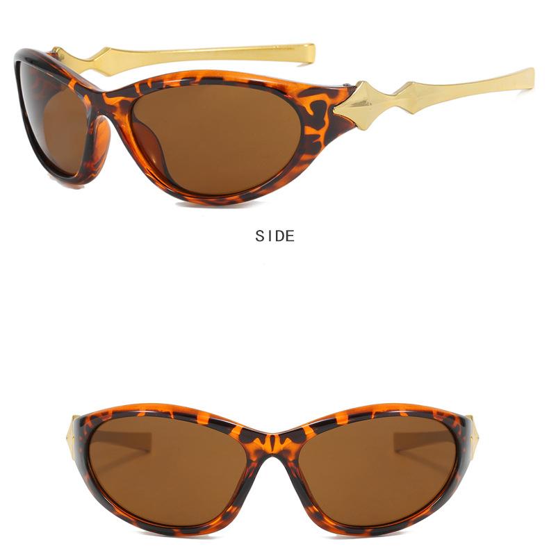 Women's Glasses Sun Protection UV Protection Fashion Personality XINGX Y2g Cyberpunk Street Shooting Catwalk Concave Sunglasses