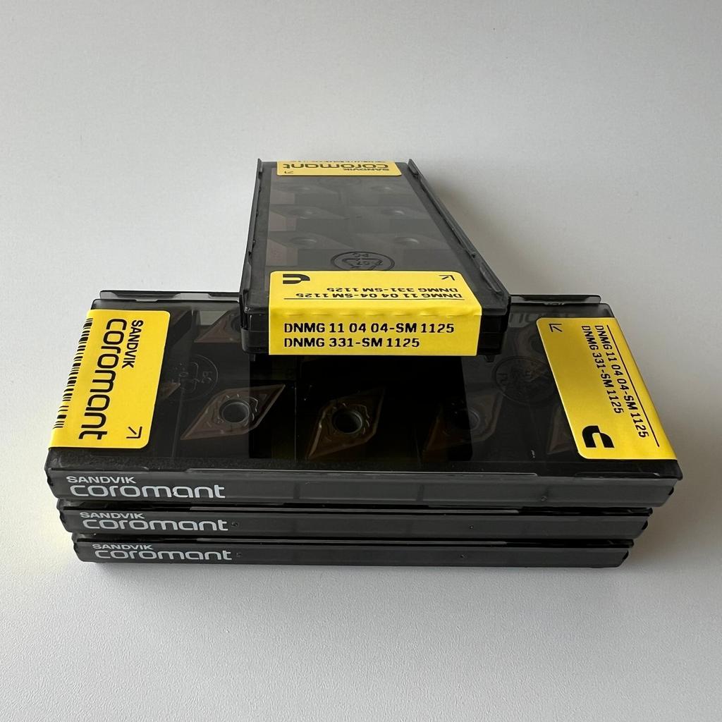 SANDVIK / DNMG110404-SM 1125 / Original Swedish hard alloy blade 10 Pcs