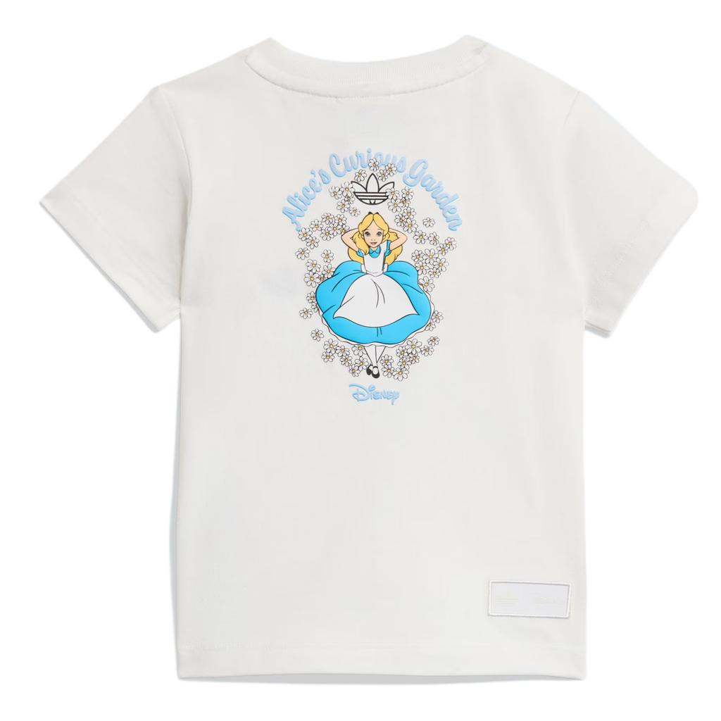 adidas Originals X Disney Collaboration Casual Sports Set Soft Comfortable Cotton Crew Neck 2 Piece Kids Sets KE0477