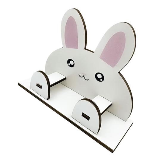Wooden Animal Glasses Shape Eyeglass Desktop Sunglasses Holder Decorative Animal Display Stand Eyewear A
