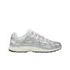 P-6000 Wit Metallic Zilver Dames Sneakers Blauw-Tint Zeil BV1021-106