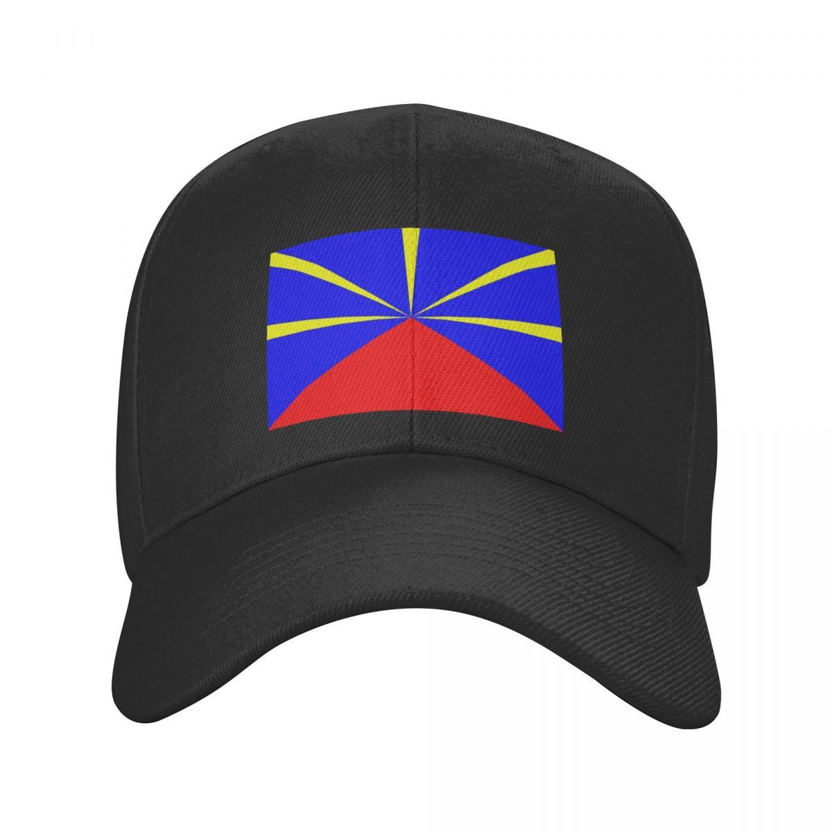 

974 Reunion Island Flag Baseball Cap Women Unisex Custom Adjustable Unisex Reunionese Proud Dad Hat Spring Hats Snapback Caps