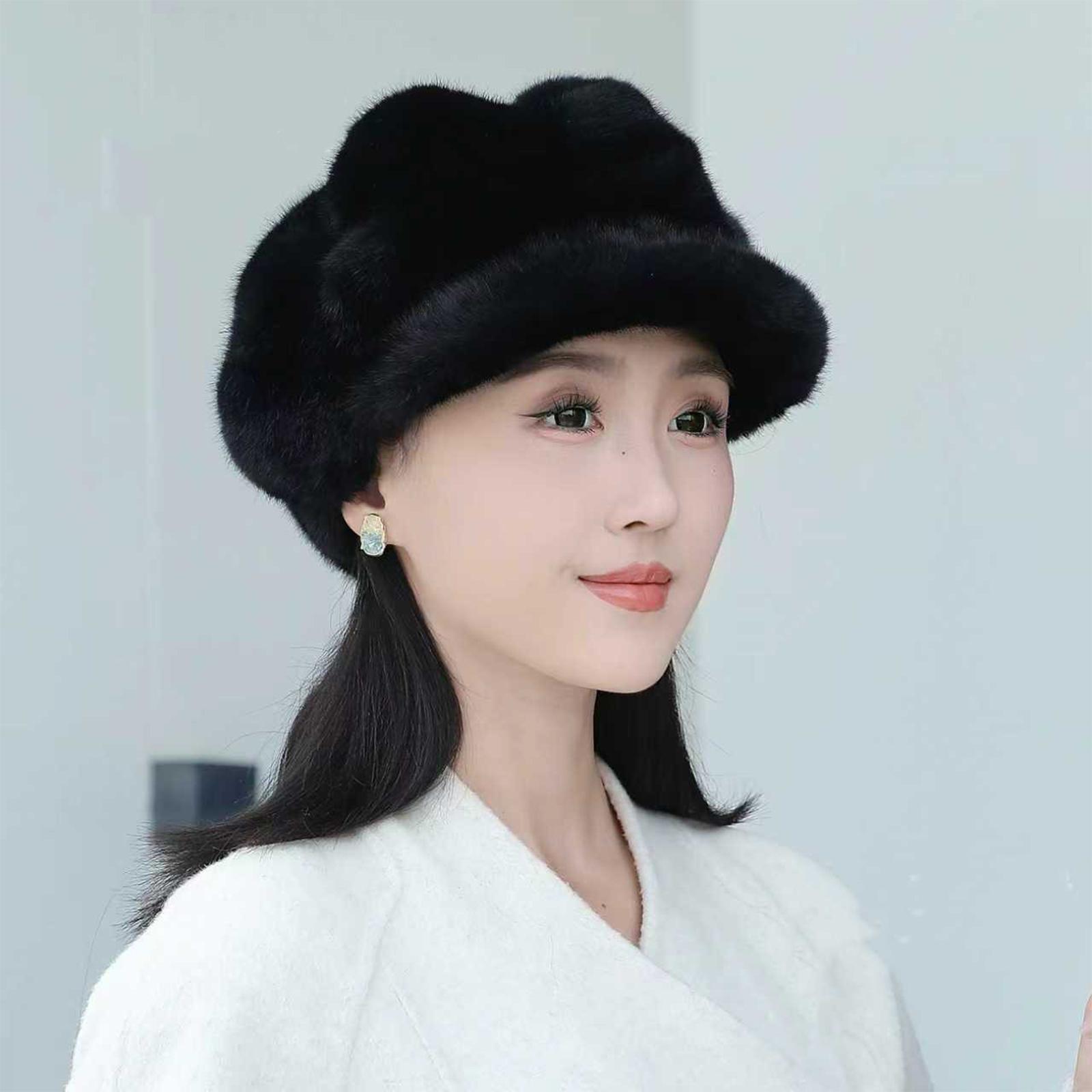 

Модный женский берет Леди Тыква чёрный