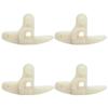 15pcs Greenhouses Pulley Plastic White Durable Ventilator Pulley Wheel for Agriculture Livestock Farms Greenhouses